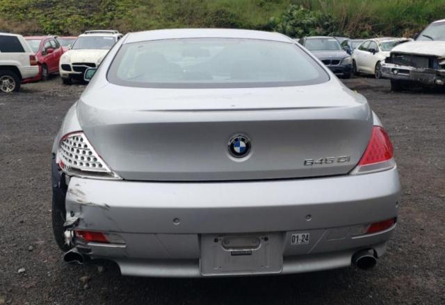 WBAEH73424B215411 - 2004 BMW 645 CI AUTOMATIC SILVER photo 6