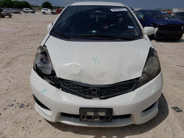 JHMGE8H55DC005809 - 2013 HONDA FIT SPORT WHITE photo 5