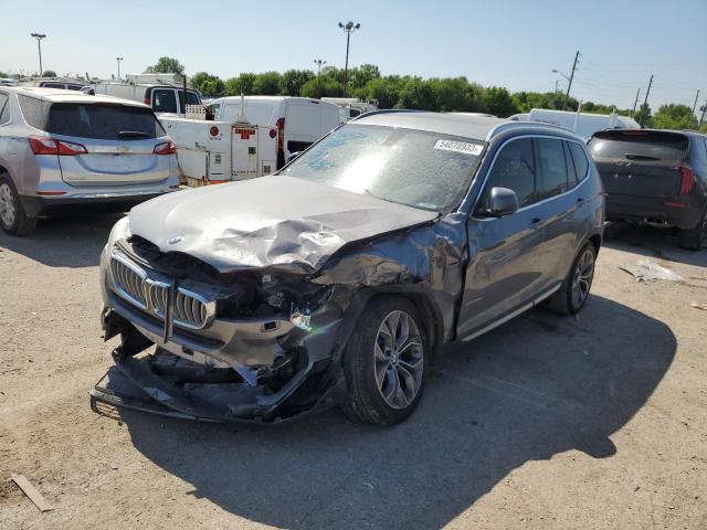 5UXWY3C51F0E95699 - 2015 BMW X3 XDRIVE28D GRAY photo 1