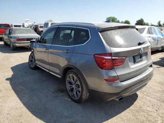 5UXWY3C51F0E95699 - 2015 BMW X3 XDRIVE28D GRAY photo 2