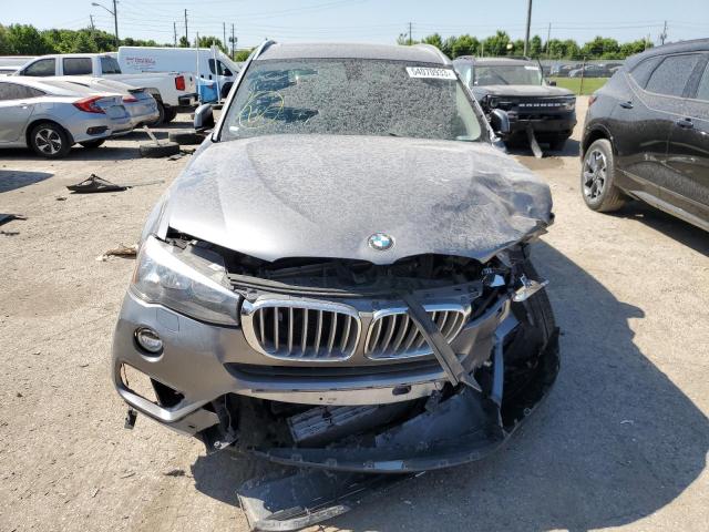 5UXWY3C51F0E95699 - 2015 BMW X3 XDRIVE28D GRAY photo 5