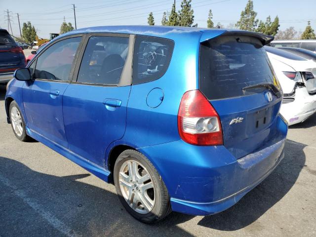 JHMGD37667S038909 - 2007 HONDA FIT S 蓝色 照片 2