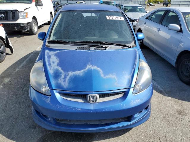 JHMGD37667S038909 - 2007 HONDA FIT S 蓝色 照片 5