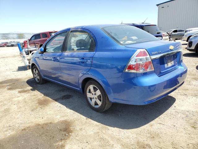 KL1TD56637B075467 - 2007 CHEVROLET AVEO BASE BLUE photo 2