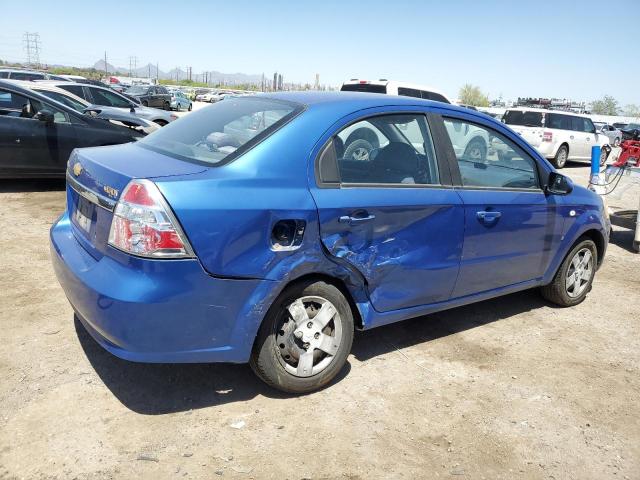 KL1TD56637B075467 - 2007 CHEVROLET AVEO BASE BLUE photo 3
