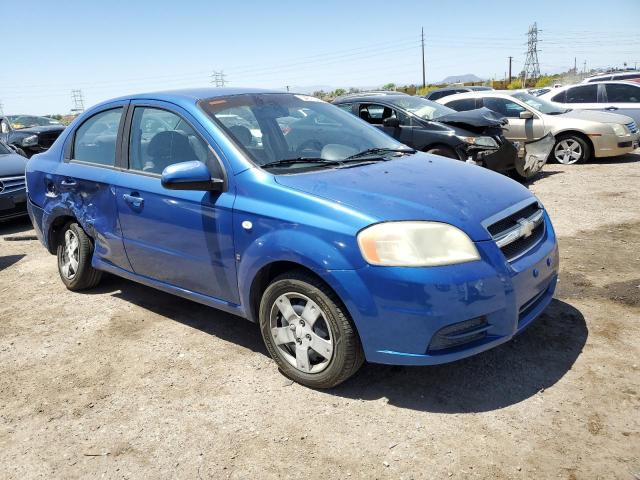 KL1TD56637B075467 - 2007 CHEVROLET AVEO BASE BLUE photo 4