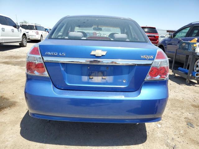 KL1TD56637B075467 - 2007 CHEVROLET AVEO BASE BLUE photo 6