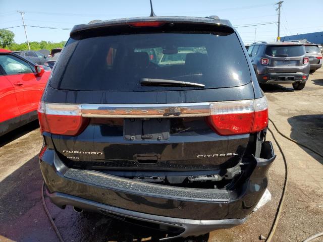 1C4SDJET7DC670851 - 2013 DODGE DURANGO CITADEL BLACK photo 6