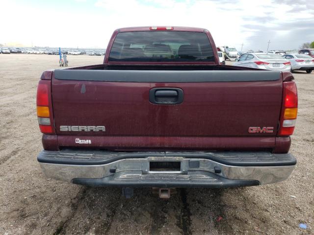 2GTEK19T321329947 - 2002 GMC NEW SIERRA K1500 BURGUNDY photo 6