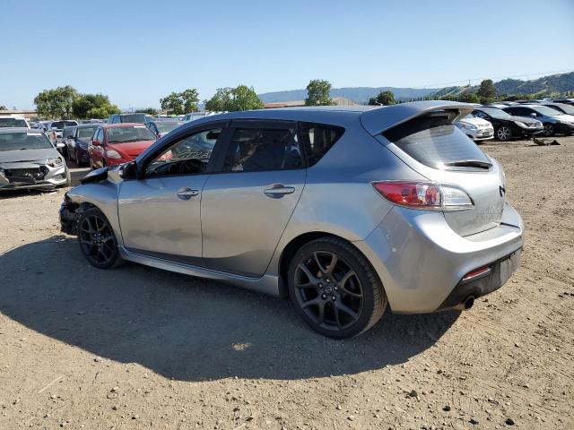 JM1BL1L45D1738266 - 2013 MAZDA SPEED 3 GRAY photo 2