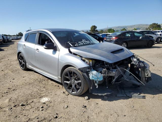JM1BL1L45D1738266 - 2013 MAZDA SPEED 3 GRAY photo 4