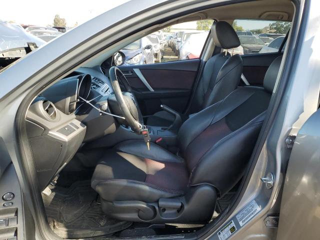 JM1BL1L45D1738266 - 2013 MAZDA SPEED 3 GRAY photo 7