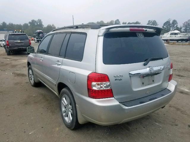 JTEDW21A660004660 - 2006 TOYOTA HIGHLANDER HYBRID  photo 3