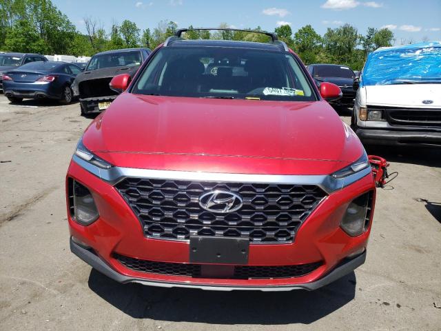 5NMS3CAD3LH247083 - 2020 HYUNDAI SANTA FE SEL RED photo 5