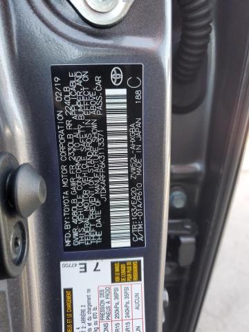 JTDKARFP6K3113371 - 2019 TOYOTA PRIUS PRIM 石墨色 照片 12