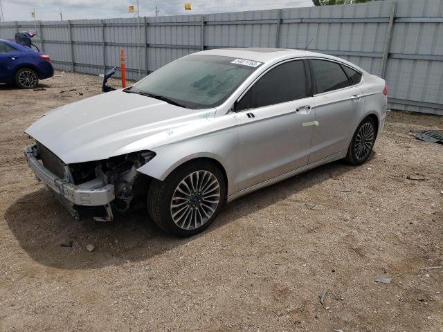 3FA6P0RU0HR386996 - 2017 FORD FUSION TITANIUM HEV SILVER photo 1