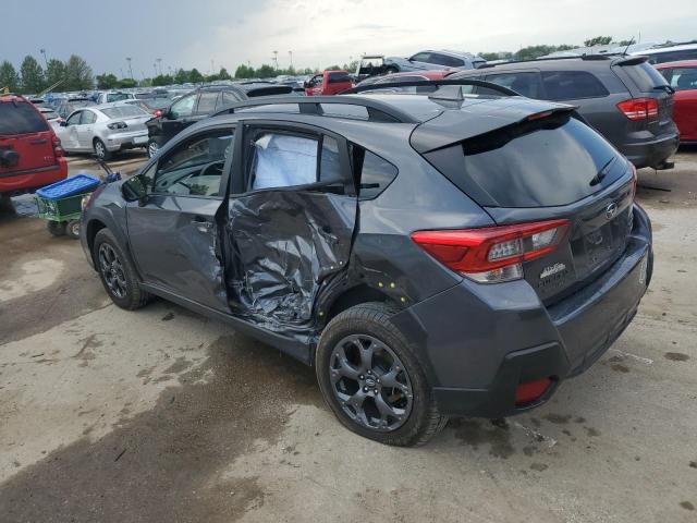 JF2GTHRC7MH370369 - 2021 SUBARU CROSSTREK SPORT GRAY photo 2