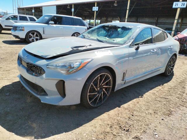 KNAE55LC8J6016792 - 2018 KIA STINGER GT2 SILVER photo 2