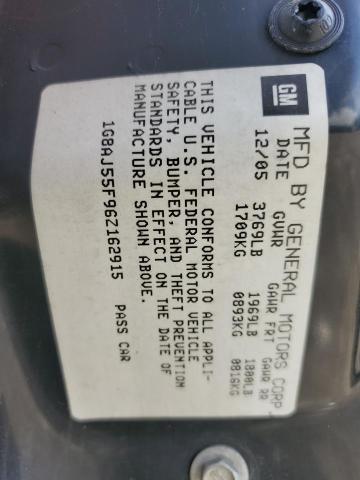 1G8AJ55F96Z162915 - 2006 SATURN ION LEVEL 2 GREEN photo 12