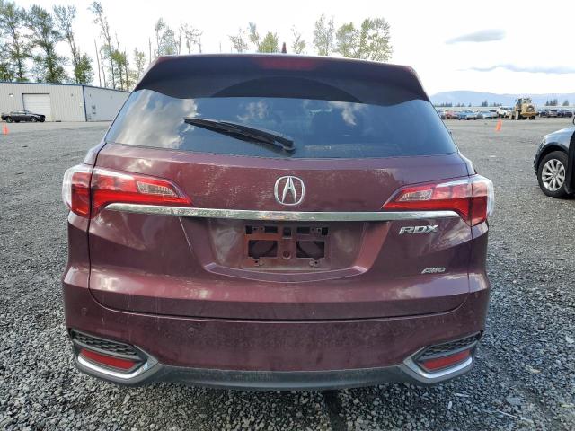 5J8TB4H7XJL013467 - 2018 ACURA RDX ADVANCE BURGUNDY photo 6