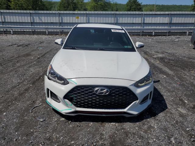 KMHTH6AB2KU010786 - 2019 HYUNDAI VELOSTER TURBO WHITE photo 5