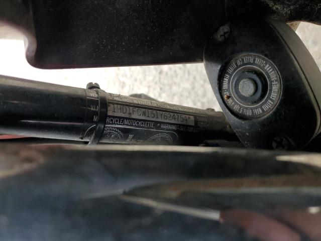 1HD1FCW151Y624754 - 2001 HARLEY-DAVIDSON FLHTCUI 红色 照片 9