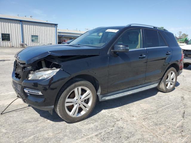 4JGDA5HB3FA468949 - 2015 MERCEDES-BENZ ML 350 4MATIC BLACK photo 1
