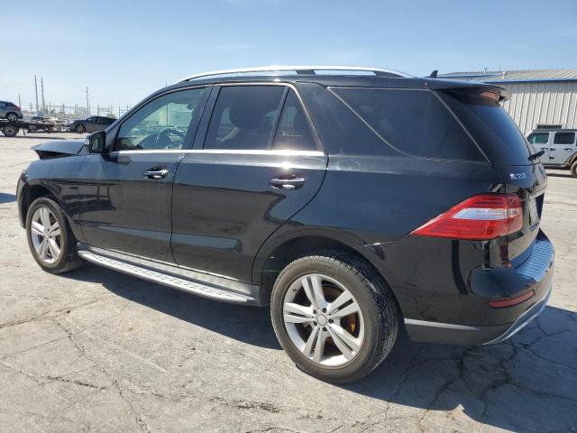 4JGDA5HB3FA468949 - 2015 MERCEDES-BENZ ML 350 4MATIC BLACK photo 2