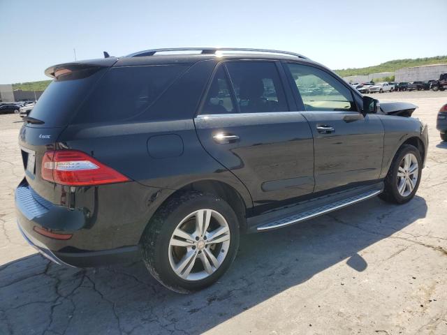 4JGDA5HB3FA468949 - 2015 MERCEDES-BENZ ML 350 4MATIC BLACK photo 3