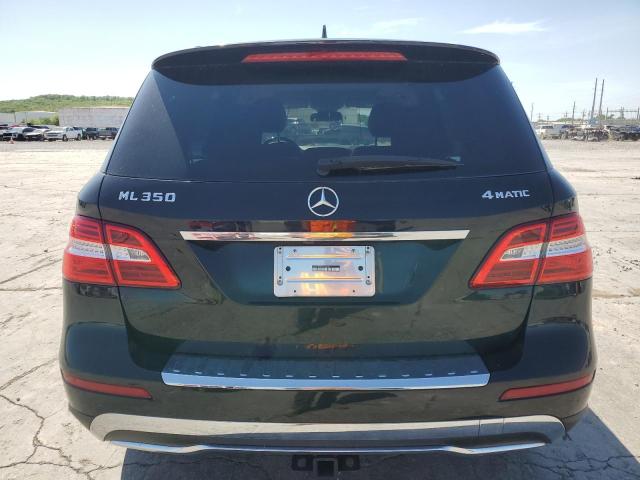 4JGDA5HB3FA468949 - 2015 MERCEDES-BENZ ML 350 4MATIC BLACK photo 6
