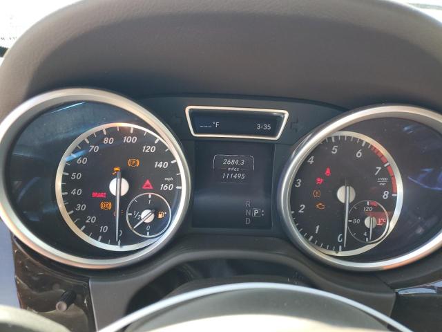 4JGDA5HB3FA468949 - 2015 MERCEDES-BENZ ML 350 4MATIC BLACK photo 9