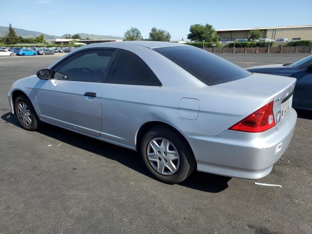 1HGEM22154L082356 - 2004 HONDA CIVIC DX VP SILVER photo 2