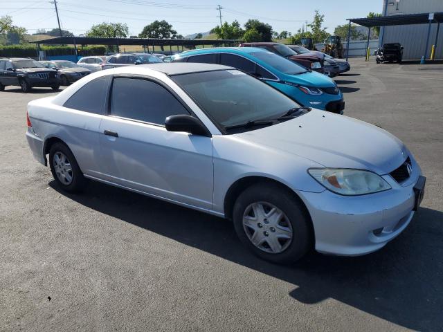 1HGEM22154L082356 - 2004 HONDA CIVIC DX VP SILVER photo 4