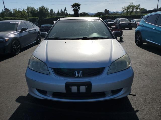 1HGEM22154L082356 - 2004 HONDA CIVIC DX VP SILVER photo 5