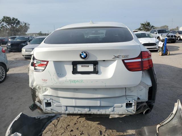 5UXFG2C56DL785457 - 2013 BMW X6 XDRIVE35I WHITE photo 6