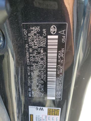 JTKDE167780264415 - 2008 TOYOTA SCION TC 黑色 照片 12