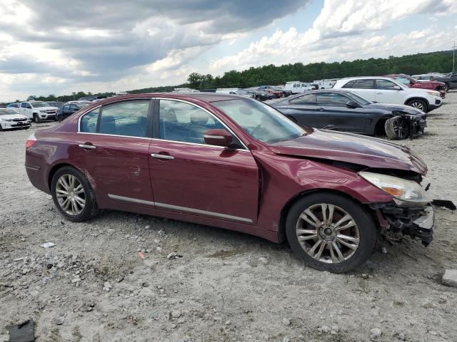 KMHGC4DF5AU092532 - 2010 HYUNDAI GENESIS 4.6L MAROON photo 4