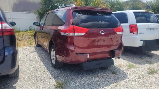 5TDKK3DC9DS332417 - 2013 TOYOTA SIENNA LE BURGUNDY photo 3