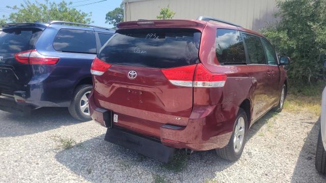 5TDKK3DC9DS332417 - 2013 TOYOTA SIENNA LE BURGUNDY photo 4