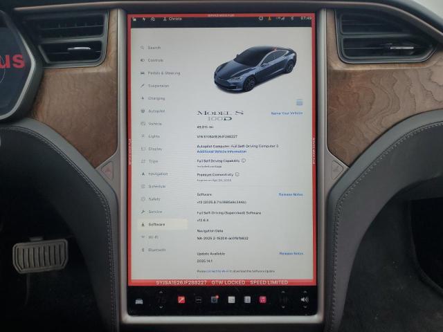5YJSA1E26JF288227 - 2018 TESLA MODEL S 石墨色 照片 9