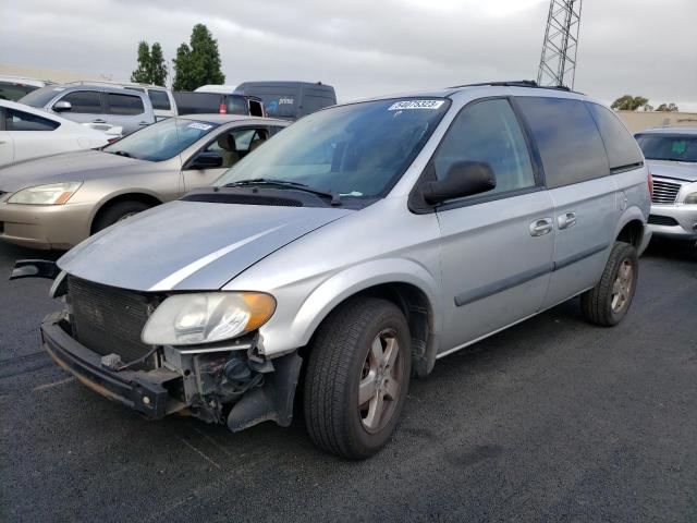 1D4GP45RX6B631878 - 2006 DODGE CARAVAN SXT SILVER photo 1