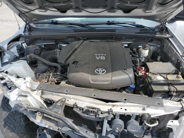 5TFJU4GN5DX034742 - 2013 TOYOTA TACOMA DOUBLE CAB PRERUNNER SILVER photo 11