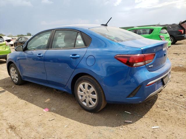 3KPA24AD7PE525193 - 2023 KIA RIO LX BLUE photo 2