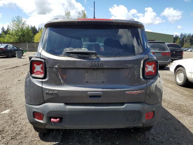 ZACNJBC19KPK34943 - 2019 JEEP RENEGADE TRAILHAWK GRAY photo 6