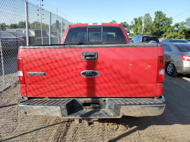 1FTRX14W55NA26904 - 2005 FORD F150 RED photo 6