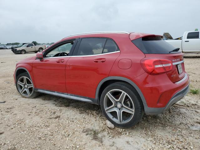 WDCTG4GB8FJ186357 - 2015 MERCEDES-BENZ GLA 250 4MATIC RED photo 2