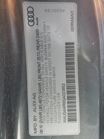 WAUG4AFRXGA023852 - 2016 AUDI S5 PREMIUM PLUS გრაფიტი ფოტო 12