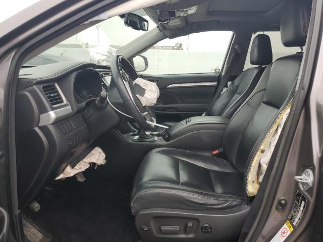 5TDKKRFH3GS180408 - 2016 TOYOTA HIGHLANDER XLE 灰色 照片 7