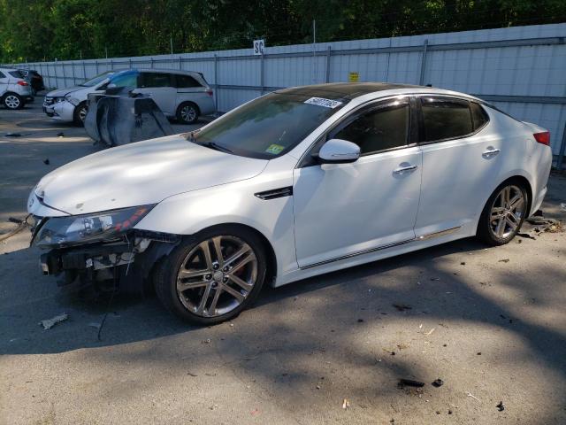 5XXGR4A64DG143097 - 2013 KIA OPTIMA SX WHITE photo 1