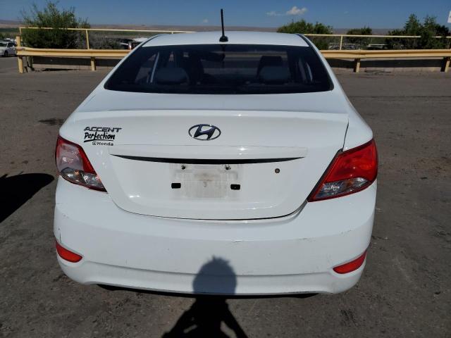 KMHCT4AE1FU858970 - 2015 HYUNDAI ACCENT GLS WHITE photo 6